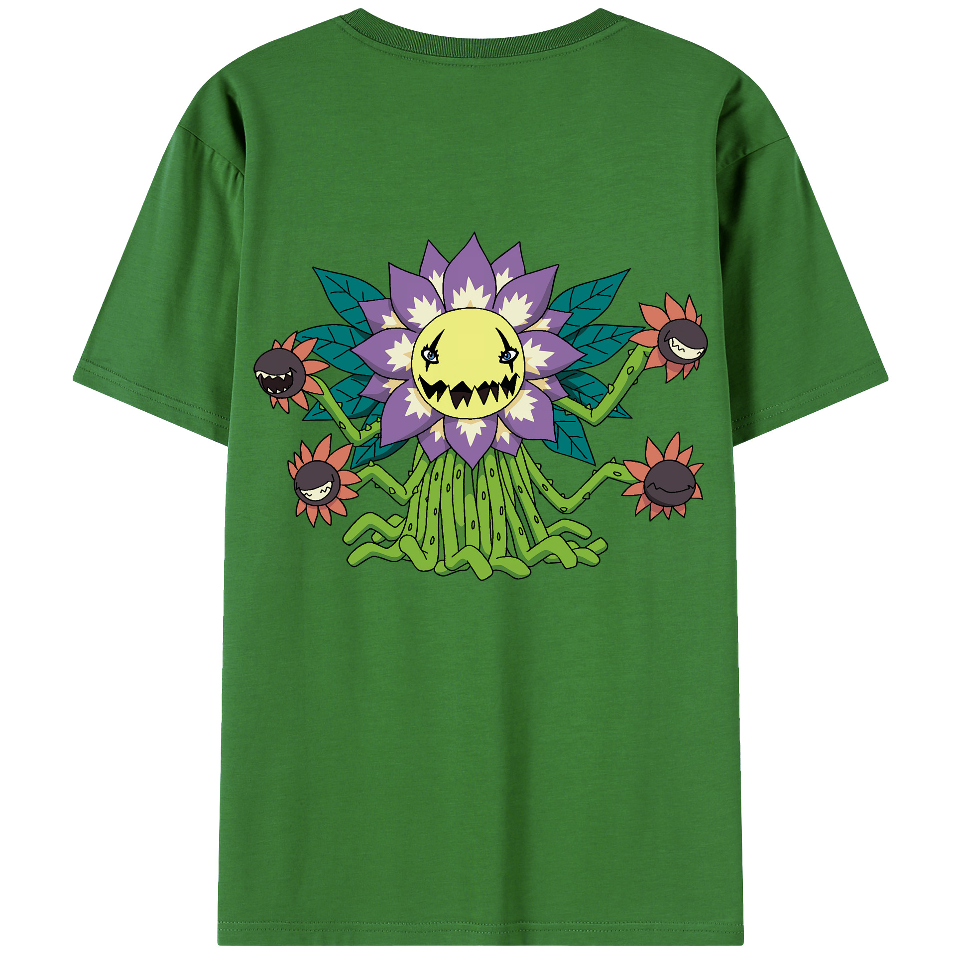 （画像用） Digimon デジタルモンスター/デジモン レディース半袖Tシャツ(バックプリント)